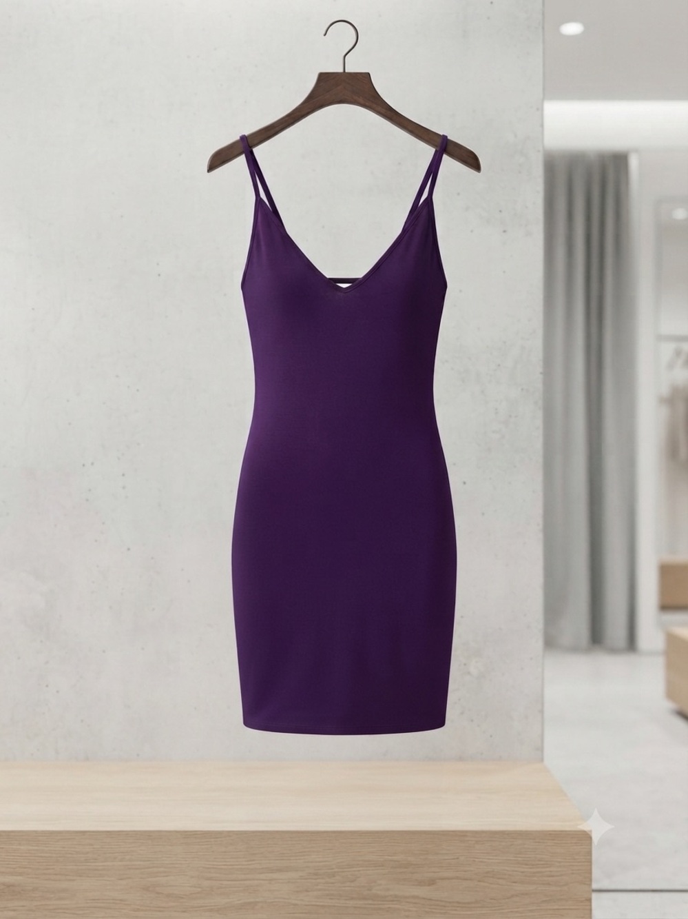 Sleek Purple long shirt or mini dress medium